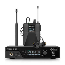 Load image into Gallery viewer, D Debra Audio PRO ST-102/ ST-202 UHF Stereo Wireless In-Ear Monitor System with Monitoring Type for Stage, Receiver for Studio, Guitar, Band Performance, Live Performance