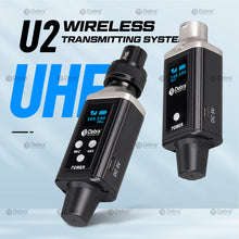 Load image into Gallery viewer, D Debra Audio U2 Wireless Audio Transceiver System, 16 Adjustable Frequency Wireless Microphone System for Karaoke, Wedding, DJ, Speech, Party, 164FT