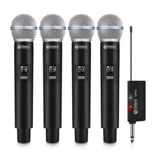 Carregar imagem no visualizador da galeria, D Debra Audio Wireless Microphone System Wireless Dynamic Handheld Microphone with Rechargeable Receiver for Karaoke Singing, Wedding, DJ, Party, Speech, Church, Class Use, 200ft