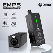 Laden Sie das Bild in den Galerie-Viewer, D Debra Audio EMPS Stereo Monitor Headphone Amplifier, Portable Audio Adapter with TRS/XLR Mixed Input, 3.5mm Output, Plug and Play for Android/iOS/PC/Mac