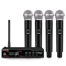 Load image into Gallery viewer, D Debra Audio VM302/VM304 VHF Wireless Microphone System with Dual Handheld Mic Have XLR Interface for Home Karaoke Wedding Conference Speech