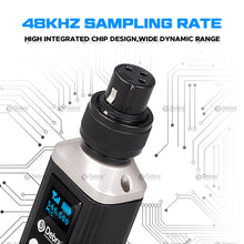 Load image into Gallery viewer, D Debra Audio U2 Wireless Audio Transceiver System, 16 Adjustable Frequency Wireless Microphone System for Karaoke, Wedding, DJ, Speech, Party, 164FT