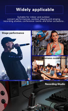 Load image into Gallery viewer, D Debra Audio M-04 Wireless Audio Transceiver System, Plug And Play Mini Wireless Microphone System for Karaoke, Wedding, DJ, Speech, Party, 164FT