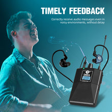 Загрузить изображение в средство просмотра галереи, D Debra Audio PRO ER-102 UHF IEM Mono Wireless In-Ear Monitor System with Monitoring Type for Stage, Band, Recording Studio,Guitar, Live Performance