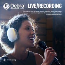 Load image into Gallery viewer, D Debra CDS-25 Wired Dynamic Microphone, Cardioid Dynamic Vocal Handheld Mic with XLR Interface Mic Clips, Suited for Speakers, Karaoke Singing Machine, Amp, Mixer Audio