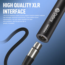 Load image into Gallery viewer, D Debra CDS-25 Wired Dynamic Microphone, Cardioid Dynamic Vocal Handheld Mic with XLR Interface Mic Clips, Suited for Speakers, Karaoke Singing Machine, Amp, Mixer Audio