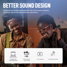 Load image into Gallery viewer, D Debra CDS-25 Wired Dynamic Microphone, Cardioid Dynamic Vocal Handheld Mic with XLR Interface Mic Clips, Suited for Speakers, Karaoke Singing Machine, Amp, Mixer Audio