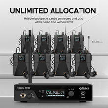 Load image into Gallery viewer, D Debra Audio PRO ST-102/ ST-202 UHF Stereo Wireless In-Ear Monitor System with Monitoring Type for Stage, Receiver for Studio, Guitar, Band Performance, Live Performance
