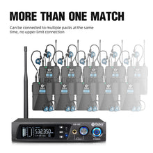 Загрузить изображение в средство просмотра галереи, D Debra Audio PRO ER-102 UHF IEM Mono Wireless In-Ear Monitor System with Monitoring Type for Stage, Band, Recording Studio,Guitar, Live Performance