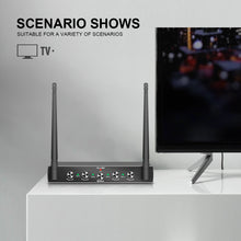 Cargar imagen en el visor de la galería, D Debra Audio AU400 Pro UHF 4 Channel Wireless Microphone System With Cordless Mics
