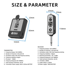 Load image into Gallery viewer, D Debra Audio DT-01/02 UHF Wireless Microphone System with 30 Channels, Headset & Lavalier Mic, 50m Range & 6.5mm Output for Hands-Free Presentation, Fitness and Streaming