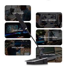 Load image into Gallery viewer, D Debra GSN10 Gooseneck Condenser Microphone USB Microphones with Mute Function Base LED Indicator XLR Mic Suitable for Meetings, Conferences, Streaming, Lectures, PC Games