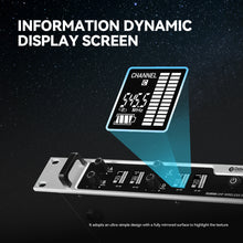 Carregar imagem no visualizador da galeria, D Debra Audio Wireless Microphone System Pro DU4004/DU8008 UHF Wireless Handheld Gooseneck Lavalier Headset Mics, Adjustable Frequency 260FT Range, Ideal for Meeting Church Speech Party