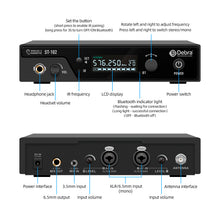 Load image into Gallery viewer, D Debra Audio PRO ST-102/ ST-202 UHF Stereo Wireless In-Ear Monitor System with Monitoring Type for Stage, Receiver for Studio, Guitar, Band Performance, Live Performance