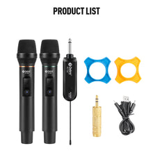 Charger l'image dans la galerie, Wireless Microphone System D Debra Audio PU-12H with UHF Cordless Dynamic Handheld Microphone
