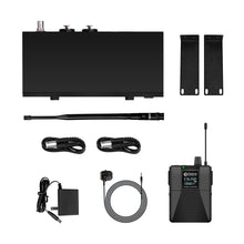 Load image into Gallery viewer, D Debra Audio PRO ST-102/ ST-202 UHF Stereo Wireless In-Ear Monitor System with Monitoring Type for Stage, Receiver for Studio, Guitar, Band Performance, Live Performance