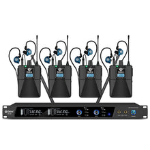 Загрузить изображение в средство просмотра галереи, D Debra Audio PRO ER-202 UHF Dual Channel Wireless In-Ear Monitor System with Monitoring Type for Stage, Receiver, Studio, Guitar, Band Performance
