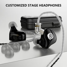 Laden Sie das Bild in den Galerie-Viewer, D Debra IE-210 Wired Earphones - HiFi In-Ear Earbuds – Professional Noise Isolating Ear Buds - Clear Sound, Deep Bass & Comfort-Fit IEM Earphones - 3.5mm, Gold-Plated Cord, Carrying Case