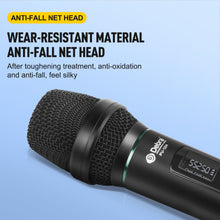Charger l'image dans la galerie, Wireless Microphone System D Debra Audio PU-12H with UHF Cordless Dynamic Handheld Microphone