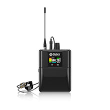 Cargar imagen en el visor de la galería, D Debra PRO M-PROI UHF Stereo Wireless In-Ear Monitor System, Wireless IEM with Automatic Frequency Search Function, 560-590Mhz Transmitter and Receiver, Idea for Stage, Studio, Band Performance, Live Performance
