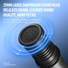 Load image into Gallery viewer, D Debra CDS-25 Wired Dynamic Microphone, Cardioid Dynamic Vocal Handheld Mic with XLR Interface Mic Clips, Suited for Speakers, Karaoke Singing Machine, Amp, Mixer Audio