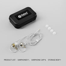Laden Sie das Bild in den Galerie-Viewer, D Debra IE-210 Wired Earphones - HiFi In-Ear Earbuds – Professional Noise Isolating Ear Buds - Clear Sound, Deep Bass & Comfort-Fit IEM Earphones - 3.5mm, Gold-Plated Cord, Carrying Case