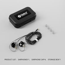 Laden Sie das Bild in den Galerie-Viewer, D Debra IE-210 Wired Earphones - HiFi In-Ear Earbuds – Professional Noise Isolating Ear Buds - Clear Sound, Deep Bass & Comfort-Fit IEM Earphones - 3.5mm, Gold-Plated Cord, Carrying Case
