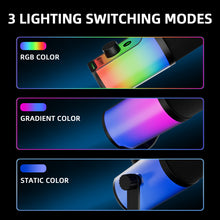 Load image into Gallery viewer, D Debra Audio DLB-77 USB/XLR Dynamic Condenser Microphone with RGB Lighting - Cardioid Gaming Mic, Touch Controls, 192kHz/24bit HD Audio for Streaming, Podcast & Recording
