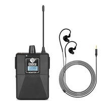 Загрузить изображение в средство просмотра галереи, D Debra Audio PRO ER-202 UHF Dual Channel Wireless In-Ear Monitor System with Monitoring Type for Stage, Receiver, Studio, Guitar, Band Performance
