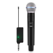 Carregar imagem no visualizador da galeria, D Debra Audio Wireless Microphone System Wireless Dynamic Handheld Microphone with Rechargeable Receiver for Karaoke Singing, Wedding, DJ, Party, Speech, Church, Class Use, 200ft
