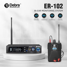 Load image into Gallery viewer, D Debra Audio PRO ER-102 UHF IEM Mono Wireless in Ear Monitor System with Monitoring Type for Stage, Band, Recording Studio,Guitar, Live Performance
