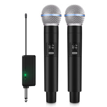 Carregar imagem no visualizador da galeria, D Debra Audio Wireless Microphone System Wireless Dynamic Handheld Microphone with Rechargeable Receiver for Karaoke Singing, Wedding, DJ, Party, Speech, Church, Class Use, 200ft