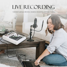 Загрузить изображение в средство просмотра галереи, D Debra Audio PRMX-6 Professional Recording Sound Card Audio Interface Mixing Console