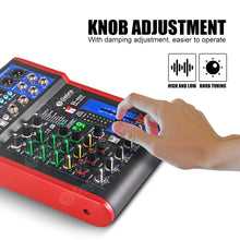 Load image into Gallery viewer, D Debra SI-UX Series Professional Portable Recording Mixer Audio with 99 DSP Digital Effects Mic Preamps and USB for DJ Mixer Console Karaoke Home Recording Studio