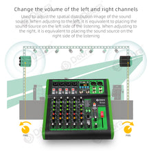 Load image into Gallery viewer, D Debra Audio DI-UX Series Professional Portable Recording Mixer Audio With USB 99 DSP Digital Effects For DJ Mixer Console Karaoke Recording Studio
