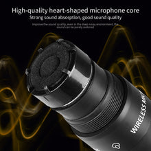 Laden Sie das Bild in den Galerie-Viewer, D Debra Wireless Microphone System DV-02H UHF 2-Channel Wireless Handheld Microphone with Remote Real-time Sound Monitor for DSLR Camera Vlog Phone Interview Live Recording