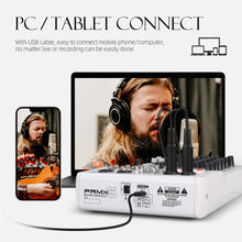 Загрузить изображение в средство просмотра галереи, D Debra Audio PRMX-6 Professional Recording Sound Card Audio Interface Mixing Console