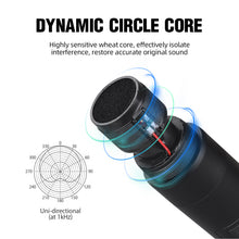 Carregar imagem no visualizador da galeria, D Debra Audio Wireless Microphone System Wireless Dynamic Handheld Microphone with Rechargeable Receiver for Karaoke Singing, Wedding, DJ, Party, Speech, Church, Class Use, 200ft