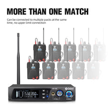 Load image into Gallery viewer, D Debra Audio PRO ER-102 UHF IEM Mono Wireless in Ear Monitor System with Monitoring Type for Stage, Band, Recording Studio,Guitar, Live Performance
