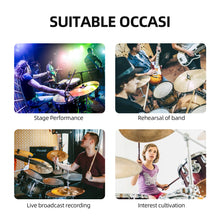 Load image into Gallery viewer, D Debra DK7 Pro 7-Piece Wired Drum Microphone Kit for Performing and Recording Drummers, Includes Mics, Mic Clip with Options for Kick Drums, Snare, Rack/Floor Toms, Congas and Cymbals