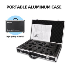 Load image into Gallery viewer, D Debra DK7 Pro 7-Piece Wired Drum Microphone Kit for Performing and Recording Drummers, Includes Mics, Mic Clip with Options for Kick Drums, Snare, Rack/Floor Toms, Congas and Cymbals