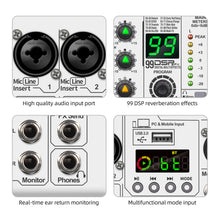 Загрузить изображение в средство просмотра галереи, D Debra Audio PRMX-6 Professional Recording Sound Card Audio Interface Mixing Console
