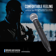 Load image into Gallery viewer, D Debra Audio D-440 UHF 4 Channel Wireless Microphone System With Cordless Mics