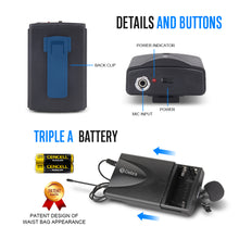 Load image into Gallery viewer, D Debra Audio D-440 UHF 4 Channel Wireless Microphone System With Cordless Mics