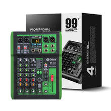Load image into Gallery viewer, D Debra Audio DI-UX Series Professional Portable Recording Mixer Audio With USB 99 DSP Digital Effects For DJ Mixer Console Karaoke Recording Studio
