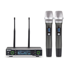 Load image into Gallery viewer, D Debra Audio R202 Professional 2x100 Channels UHF Wireless Handheld Microphone System, Ideal for Karaoke Church Party