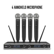 Load image into Gallery viewer, D Debra Audio D-440 UHF 4 Channel Wireless Microphone System With Cordless Mics