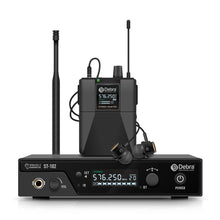 Load image into Gallery viewer, D Debra Audio PRO ST-102/ ST-202 UHF Stereo Wireless In-Ear Monitor System with Monitoring Type for Stage, Receiver for Studio, Guitar, Band Performance, Live Performance
