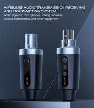 Загрузить изображение в средство просмотра галереи, D Debra Audio M-04 Wireless Audio Transceiver System, Plug And Play Mini Wireless Microphone System for Karaoke, Wedding, DJ, Speech, Party, 164FT

