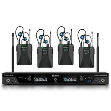 Load image into Gallery viewer, D Debra Audio PRO ST-102/ ST-202 UHF Stereo Wireless In-Ear Monitor System with Monitoring Type for Stage, Receiver for Studio, Guitar, Band Performance, Live Performance
